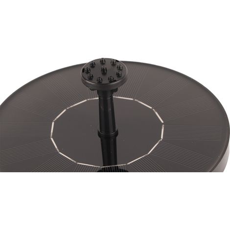 Pompe solaire fontaine jardin monocristalline pour bassin, aquarium, étang extérieur et décoration aquatique (1/5)