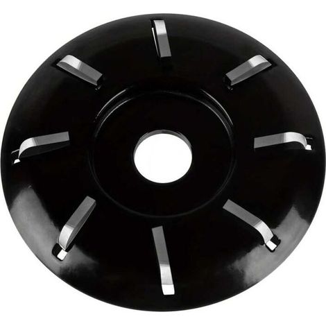 Disque de sculpture sur bois, grattoir à six dents pour le travail du bois, meuleuse à disque en bois, roue à disque de sculpture sur bois, outil de fraisage de scie électrique à 8 dents,diamètre inté (1/4)