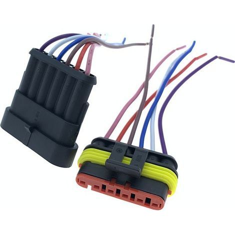 Wasserdichter Stecker 282108-1 (für den Hausgebrauch) 282090-1 6-poliger Stecker DJ7061-1.5-11/21 (1/4)