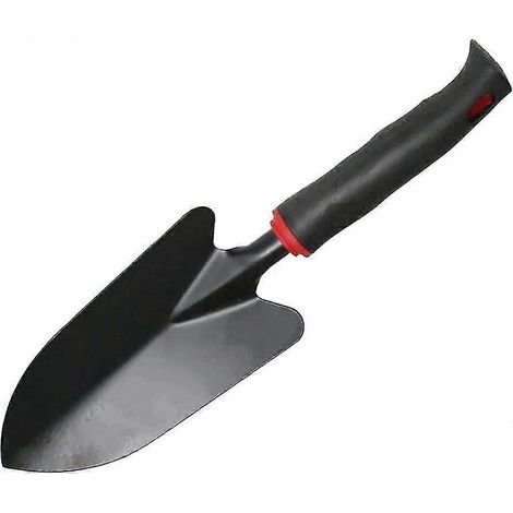 Truelle à fleurs en métal - Pelle de jardin avec manche ergonomique en plastique - Pour la plantation (1/4)