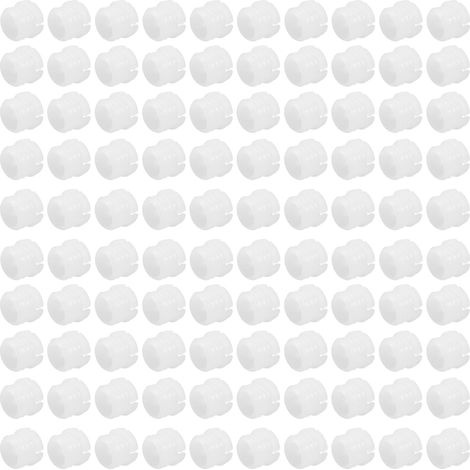 Embouts de Pieds de Chaise pour Fauteuil Roulant de Salle de Bain, Protections en Plastique Transparentes 25 Mm, Lot de 120 Pièces, Patins Antidérapants pour Sols, Accessoires (1/5)