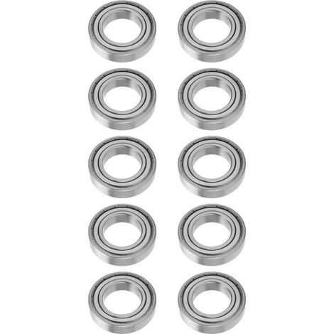 10 Stück Miniatur-Lager Edelstahl-Rollenvorrichtung Ersatzteile S6007ZZ 62x35x14mm (1/5)