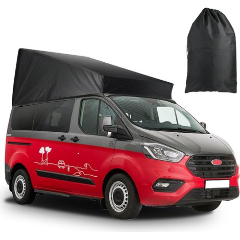 Protection du Toit Relevable Remplacement pour Ford Transit Custom, Tente de Toit de Camping Car avec Protection Contre Les Intempéries pour Toit Escamotable, Ne Convient Pas Aux Toitures Rénovées,Per (1/5)