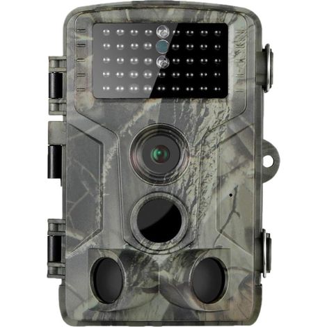 Caméra Faune Sauvage Caméra De Chasse sans Fil 2.7K 24mp, HC802A, Surveillance La Faune, Vision Nocturne, Suivi, Piège Photo Surveillance Fiable Précise (1/5)