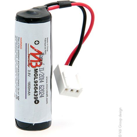 Pile Lithium pour alarme 3.6V 1.8Ah - BATLI04 (1/4)