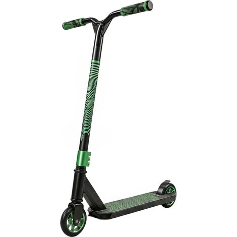 Scooter Acrobático para Trucos Patinete Freestyle con Rodamientos ABEC-9 Ruedas 120 mm Giro 360° para Skatepark Verde (1/5)