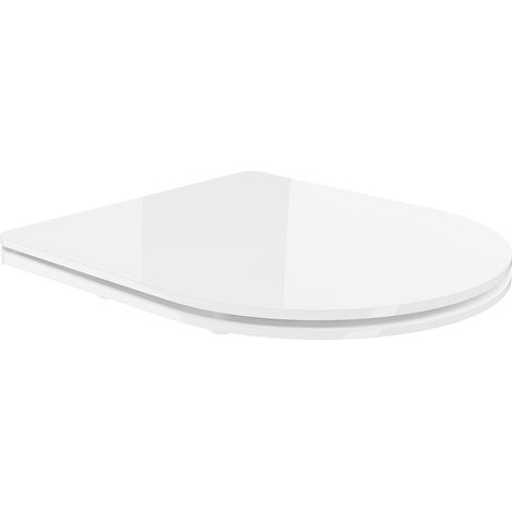 Mexen Absenkautomatik Slim WC-Sitz, Duroplast, Weiß Hochglanz - 39224000 (1/4)