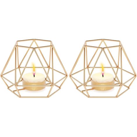 Ensemble de 2 ornements décoratifs en métal pour la maison, la table, les fêtes et l'ambiance saisonnière.-AquaForge (1/5)