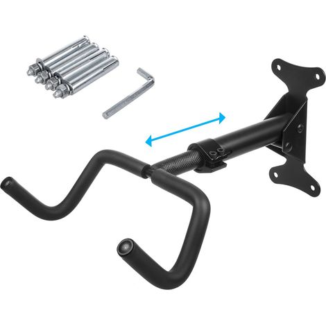 Supporto orizzontale da parete in acciaio Maclean MC-431 per biciclette, portata massima 30 kg. (1/5)