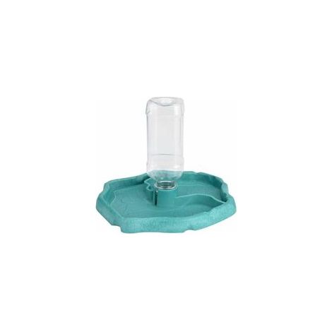 Fontaine à eau et distributeur d'eau pour chat,Fontaine à eau pour reptiles, fontaine à eau pour tortues, mangeoire à bol pour tortues Distributeur de nourriture 2 en 1 Accessoire pour bol en (1/5)