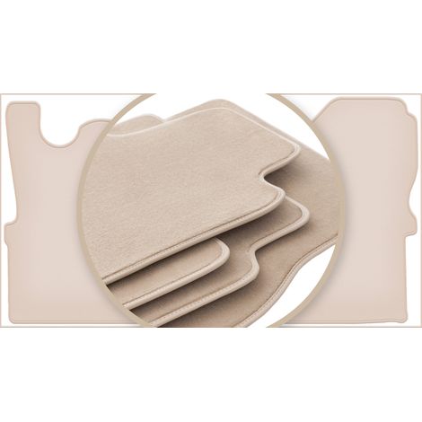 Tappetini beige PREMIUM per: Iveco Daily VI furgone per consegne 2014-