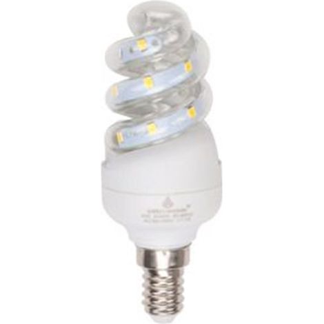 Trade Shop - LAMPADINA LED 13 WATT E14 1235LM SPIRALE VORTISCHE LUCE NATURALE 4000K CALDA 3000K - (1/2)