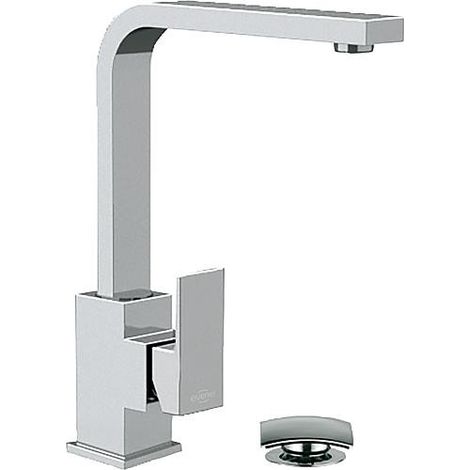 Mitigeur lavabo 1 poignée chromé SKYLINE bec 180m hauteur 280 mm orientable - garnit écoult click-clack (1/2)