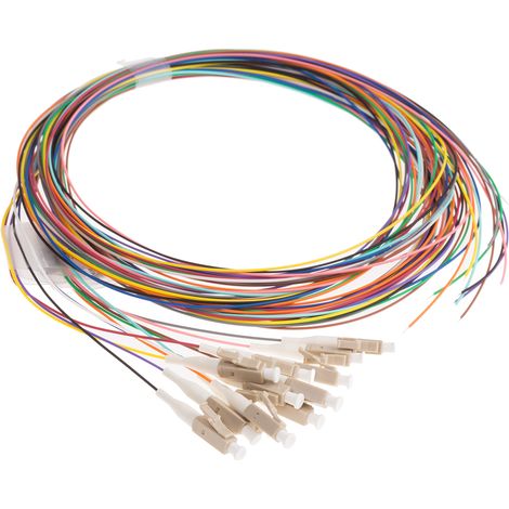 Câble fibre optique RS PRO 2m Avec connecteur / Câble spirale, OM3 Multi-mode ( Prix pour 1 )