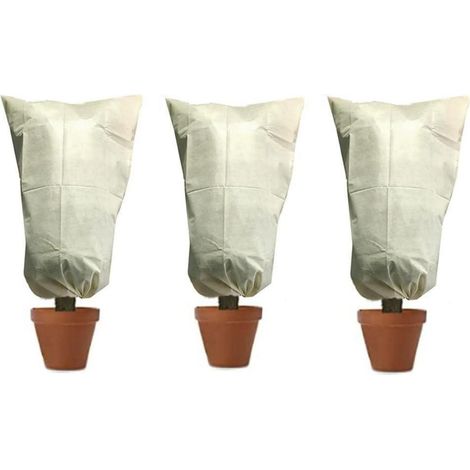 Pflanzenschutzhauben Winterschutz 60x80cm beige 3 Stück (1/5)