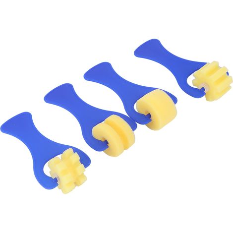 Ensemble de 4 pinceaux à rouleau en éponge pour enfants, outils de peinture DIY, jouets de peinture éducatifs (1/3)