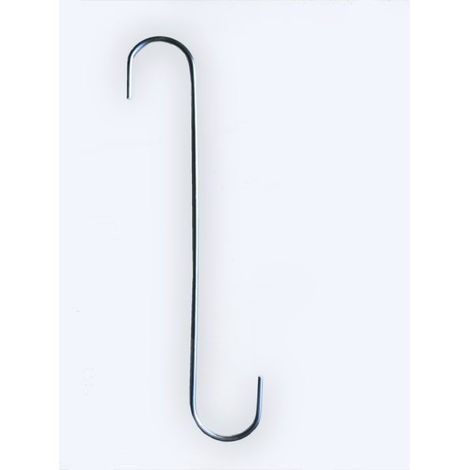 Mottez – Crochet en S 40 cm – B003V40 – Supporte charges lourdes – Pour espaces confinés – Rangement optimal et flexible (1/4)