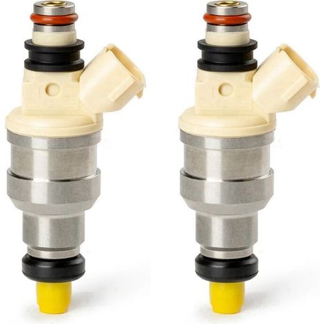 Dos inyectores de combustible INP-470 para modelos Chevrolet Sidekick X-90 1.6L de 1991 a 1998. INP470 195500-2400 15710-58B00 (1/4)