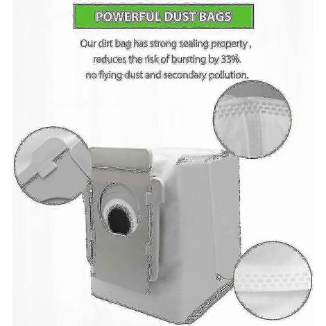 10 bolsas para aspiradora iRobot Roomba J7 J7+, i7, i7+, i3+, i6+, s9 (9150) hwy