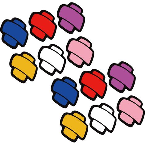 Autoaufkleber 2 Sets 6 Farben zum Abdecken von Kratzern und