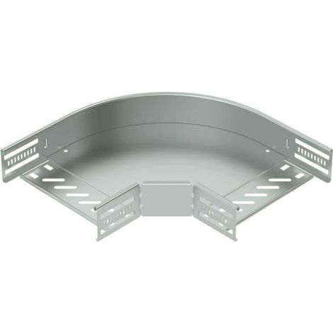 OBO Bettermann Curva a 90° per canalina portacavi, orizzontale 60x200 acciaio zincato a nastro, 6036564