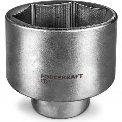 Casquillo de 1" (75 mm) de 6 puntas Cr-V (1/3)