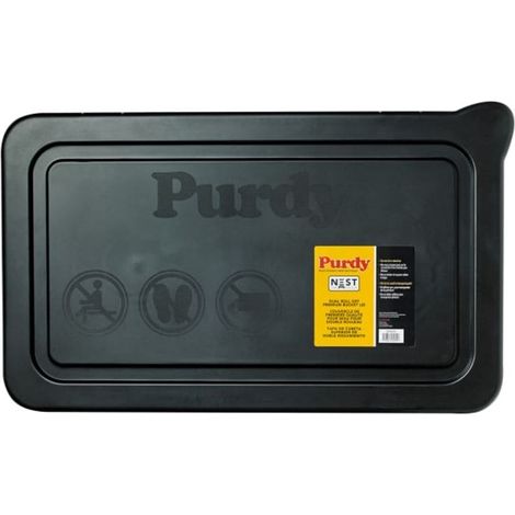 Purdy Dual Roll-Off Bucket Lid (Model PUR14LID6018) for 14-Gallon Roll-Off Containers