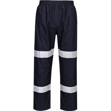 Pantaloni Leggeri Impermeabili Iona Pieghevoli - Taglia M - Blu Scuro - Portwest