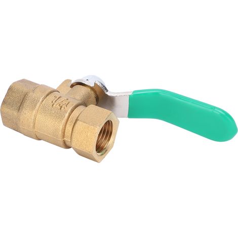 Dickwandiges Messing-Wasserregelventil mit doppeltem 1/4"-Innengewinde (1/5)