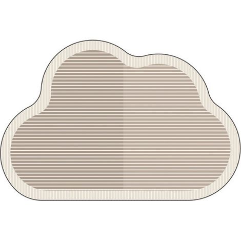 LAN Qianmo [Nuage] 5080cm (Terre de diatomées) Tapis de sol en terre de diatomées, tapis antidérapant pour salle de bain, tapis absorbant pour porte de toilettes (1/5)