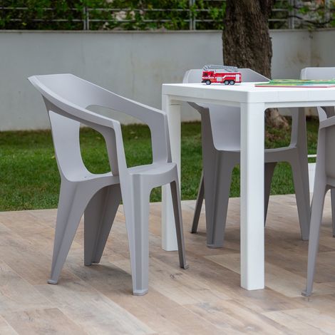 Toomax SEDIA MARINA 59X54,5XH83CM TORTORA IMPILABILE (1/4)