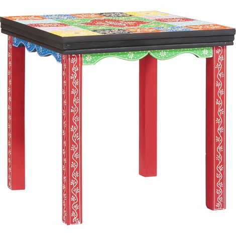 vidaXL Table carrée 3 pièces Multicolore 50 x 50 x 50 cm (1/5)