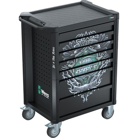 Wera 9800 Tool Rebel Werkstattwagen, ohne Werkzeug, 785 x 518 x 1020 mm (1/5)