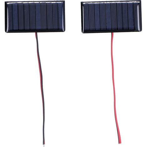 Stück Polysilizium-Mikro-Mini-Klebezellen-Solarmodul 68 x 36 mm 0,3 W 5 V (1/5)