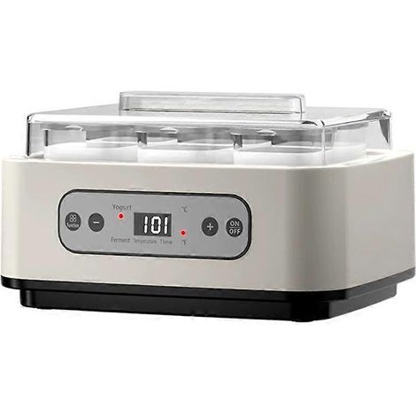 Yaourtière automatique avec réglage du temps et de la température, mini yaourtière électrique, machine à fermenter le natto (vin de riz), prise secteur (1/5)