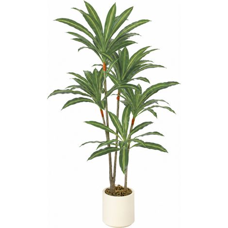 HOMCOM 150cm Lifelike Fake Tree with Bendable Trunks for Home Decor, Green (1/5)