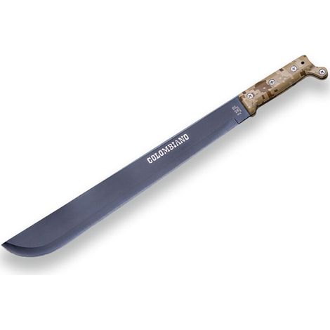 Machette - 1 Pièce - Machette Colombienne - Lame Acier Inoxydable 41,5 cm - Manche ABS et Caoutchouc - Pour Brousse et Travaux Extérieurs