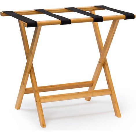 Support Pour Valise - Bambou - 50 x 60 x 37,5 cm - Pliable - Imperméable - Adulte - 1 Pièce (1/5)