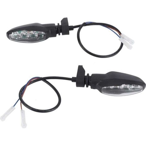 Clignotant Tour de Moto, Paires Clignotants Moto LED Clignotants LED Avant Ambre 12V Remplacement Ajustement pour Triumph Tiger 800/1200 (1/4)
