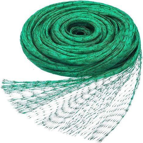 Filet de jardin pour oiseaux pour jardinage extérieur Clôture en maille pour vignoble, fruits, légumes, fleurs, plantes, clôture d'étang réutilisable 4 x 6 m (1/5)