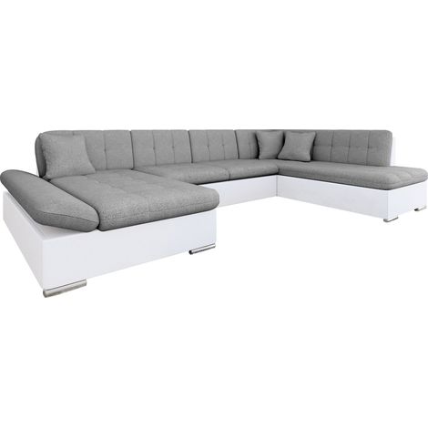 Canapé d'angle Comfivo Tilia I, Soft 017 + Soul 17, Disponible, 345x205x76cm, 0