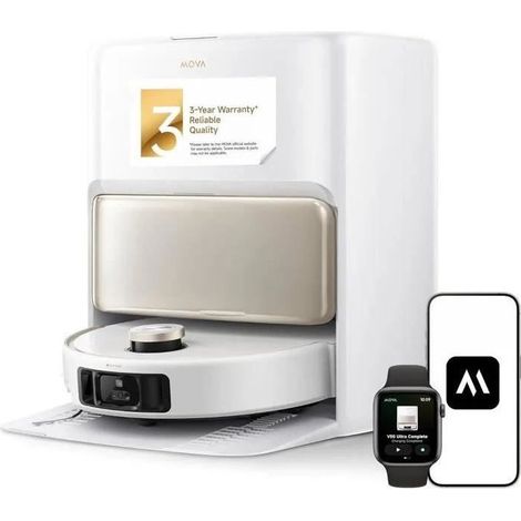 Mova V50 Ultra Complete aspirador robot blanco potente (1/5)