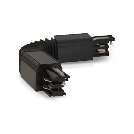 Conector trifásico flexible negro Miidex Lighting®
