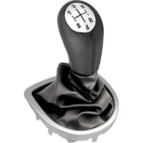 5-Gang-Schaltknauf – Leder und PVC – Kompatibel mit Clio 3, Megane 2, Twingo 2 (1/5)