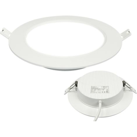 Downlight incasso tondo bianco 22cm LED 18W 4000K (1/5)
