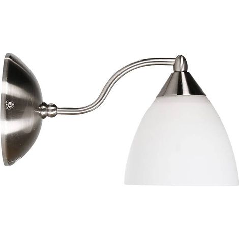 Applique murale Candellux PAULA 1xE27 intérieure argent/blanc (1/2)