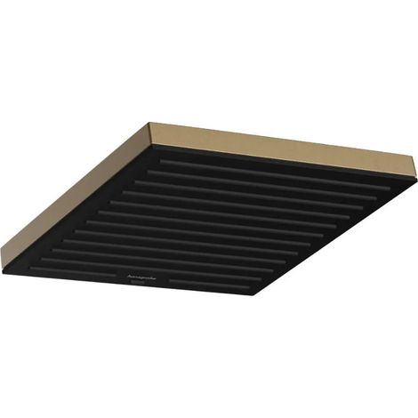 Hansgrohe Pulsify E - Douche de tête, 26x26 cm, bronze brossé 24330140
