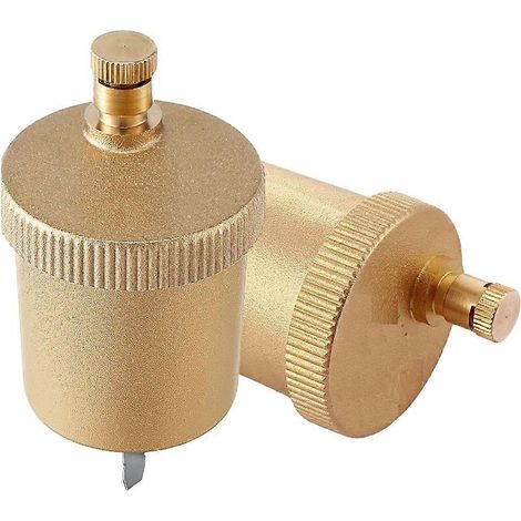 Set mit 2 automatischen Entlüftungsventilen, 3,2 mm (1/8 Zoll), automatische Entlüftungsventile, Schwimmerventile für Wasserheizkörpersysteme (1/5)