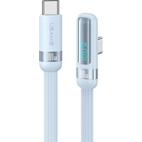 Usams US-SJ653 PD 100W USB-C/USB-C Kabel 1,2 m Blau (1/5)