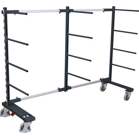 VARIOfit Tragarmwagen einseitig RAL 7016 (1/3)